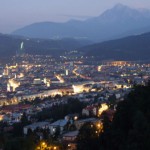 Innsbruck vista dal nostro Hotel.